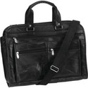Embassy™ Italian Stone™ Design Genuine Buffalo Leather Concealed Carry Briefcase