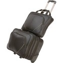 Maxam® 2pc Trolley Business/Overnight Bag with Laptop Bag