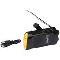 Mitaki-Japan® Wind-Up AM/FM Radio Flashlight