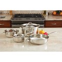 Ever Clad™ 7pc Heavy Duty Stainless Steel Cookware Set 