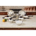 Chef's Secret® 15pc 12-Element T304 Stainless Steel Cookware