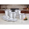 LaCusine™ 12pc Aluminum Steamer Stockpot Set