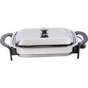 Precise Heat™ T304 Stainless Steel 16" Rectangular Electric Skillet