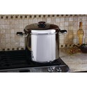 Precise Heat™ 24qt 12-Element ''Waterless'' Stockpot with Deep Steamer Basket