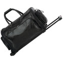 Embassy™ Italian Stone™ Design Genuine Leather 21" Folding Trolley/Tote Bag