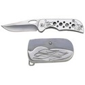 Maxam® Belt Buckle with Removable Liner Lock Knife