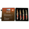 Maxam® 4pc Camo Liner Lock Knife Set