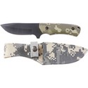 Maxam® Fixed Blade Knife with Digital Camo Sheath