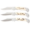 Maxam® Sportsman’s 3pc Lockback Knife Set