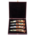 Maxam® 5pc Wildlife Lockback Knife Set